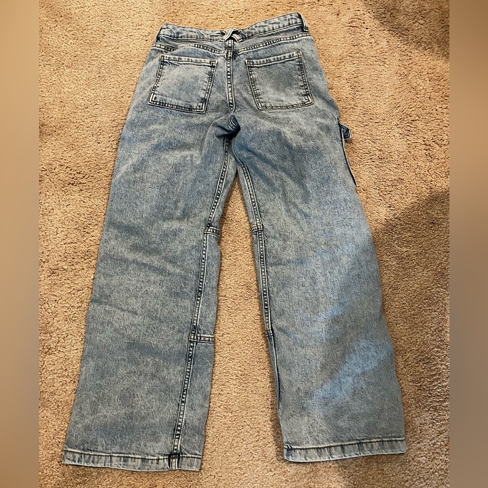 Girls Art Class Stonewashed Cargo Jeans - Picture 2 of 6